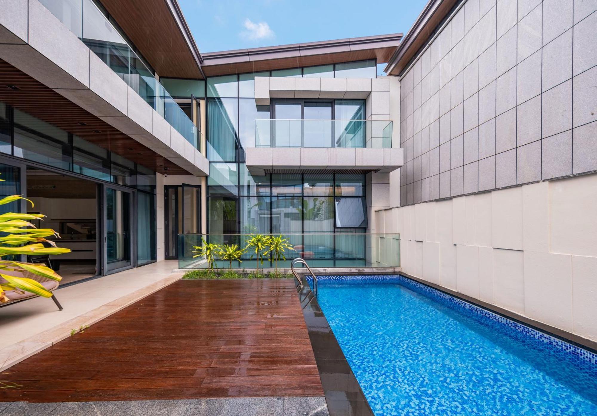 Sanya Haitang Bay Muyu Time Seaview Apartment Exterior foto